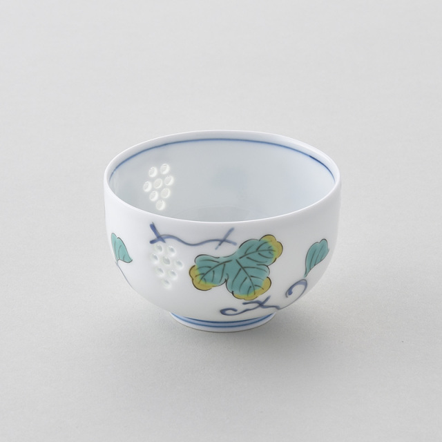 水晶ぶどう 京仙茶 水晶彫の丹心窯