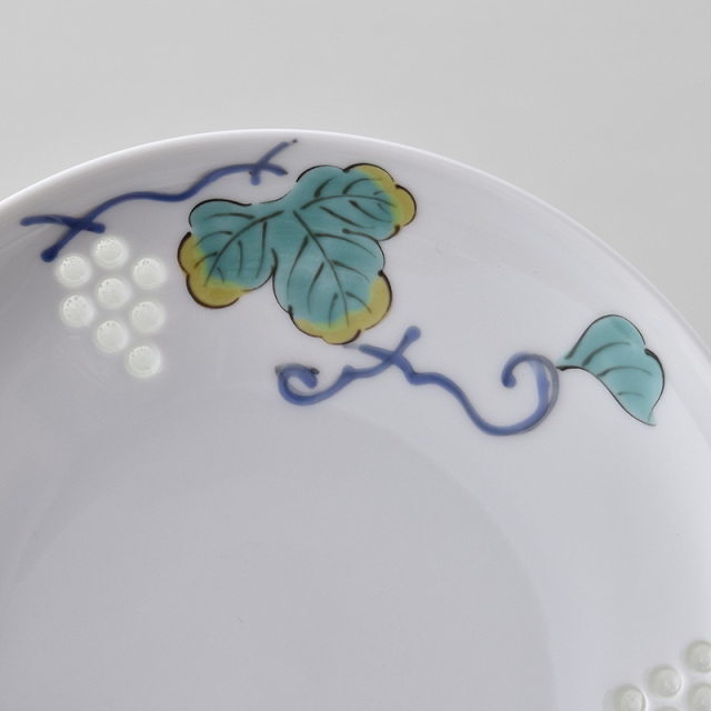 水晶ぶどう コーヒーC/S（小） 水晶彫の丹心窯