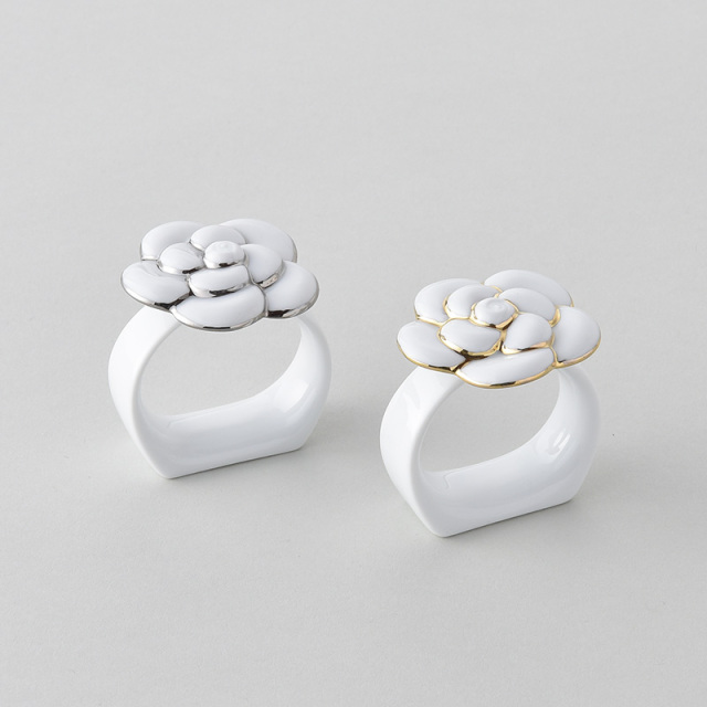 水晶彫の丹心窯】カメリア アミューズカップ（L）