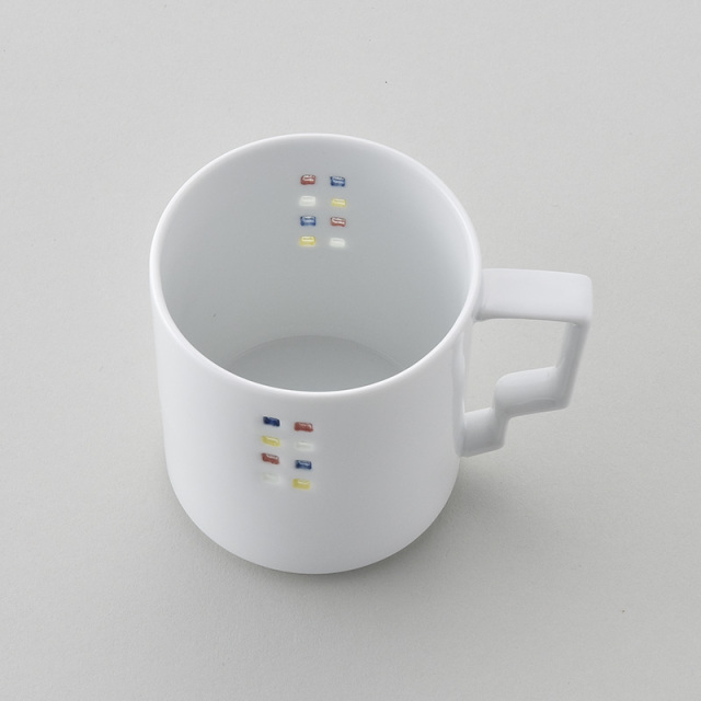 水晶カラフルスクエア Tマグカップ 水晶彫の丹心窯