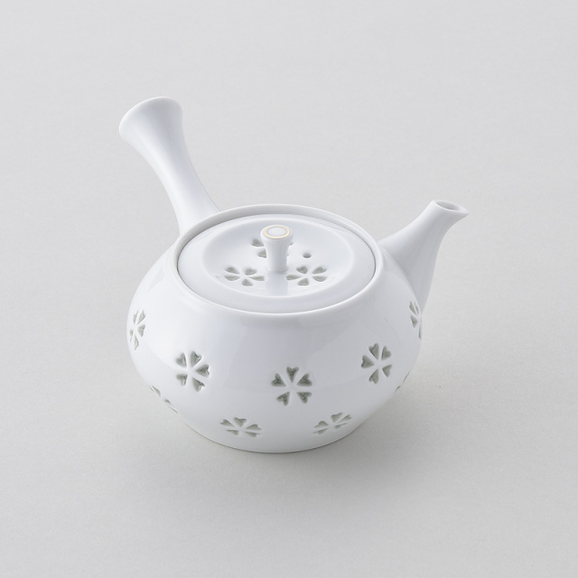 1945  有田焼　波佐見焼 丹心窯 水晶花詰 ピルスナー　2客　未使用 水晶花詰 急須 水晶彫の丹心窯