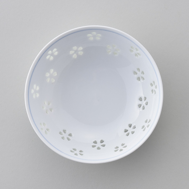 水晶花詰 多用鉢（小） 水晶彫の丹心窯