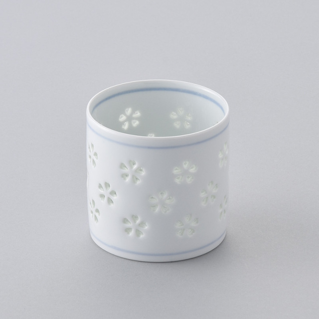 水晶花詰 ロックグラス 水晶彫の丹心窯