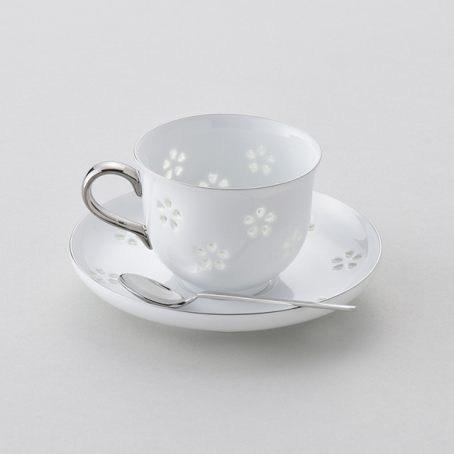 水晶花詰 コーヒーC/S（小） 水晶彫の丹心窯