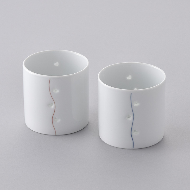 水晶彫のギフト」 ストーリーカップ＆ソーサー【水晶彫の丹心窯】