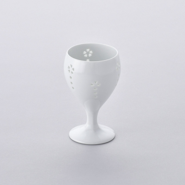 波佐見焼 丹心窯 水晶花詰 ピルスナーカップ6個 料亭 レストラン