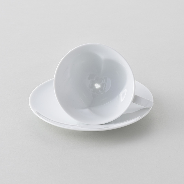 水晶ストーリー カップ＆ソーサー 水晶彫の丹心窯