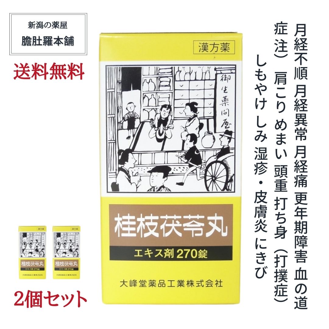 桂枝茯苓丸エキス錠OM 270錠[大峰]  2個セット【第２類医薬品】
