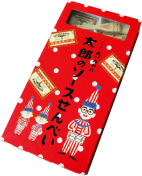 くいだおれ太郎のソースせんべい