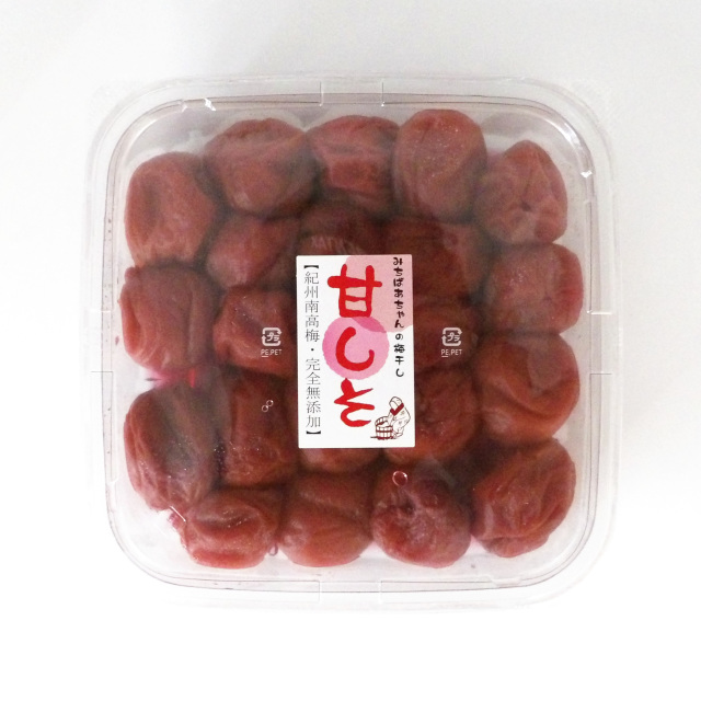 『みちばあちゃんの梅干し「甘しそ」500g』3個まで購入可能　在庫が不安定なため発送が遅くなる可能性があります。