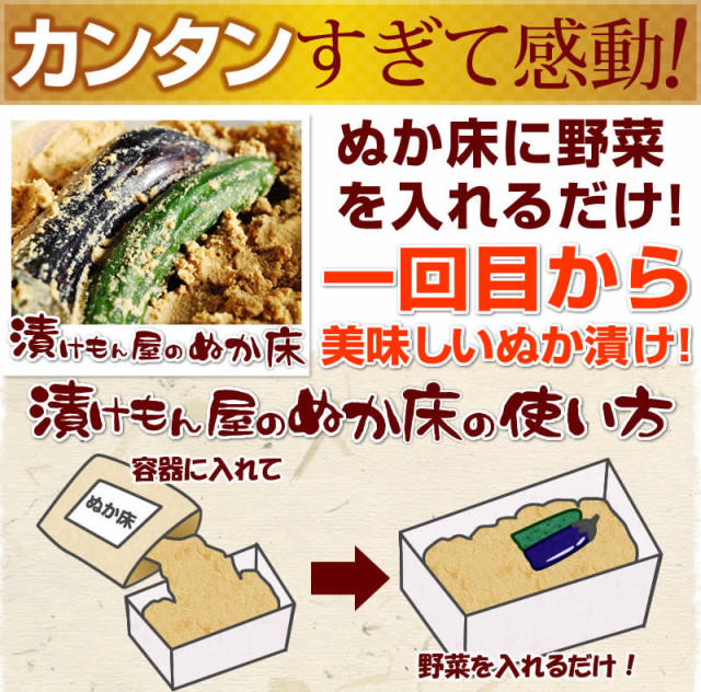 ぬか床800g（袋入り）』【メール便対応1通1個】