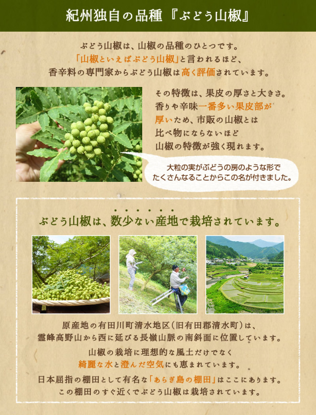 ぶどう山椒乾燥粒10g』【メール便対応1通6個まで】