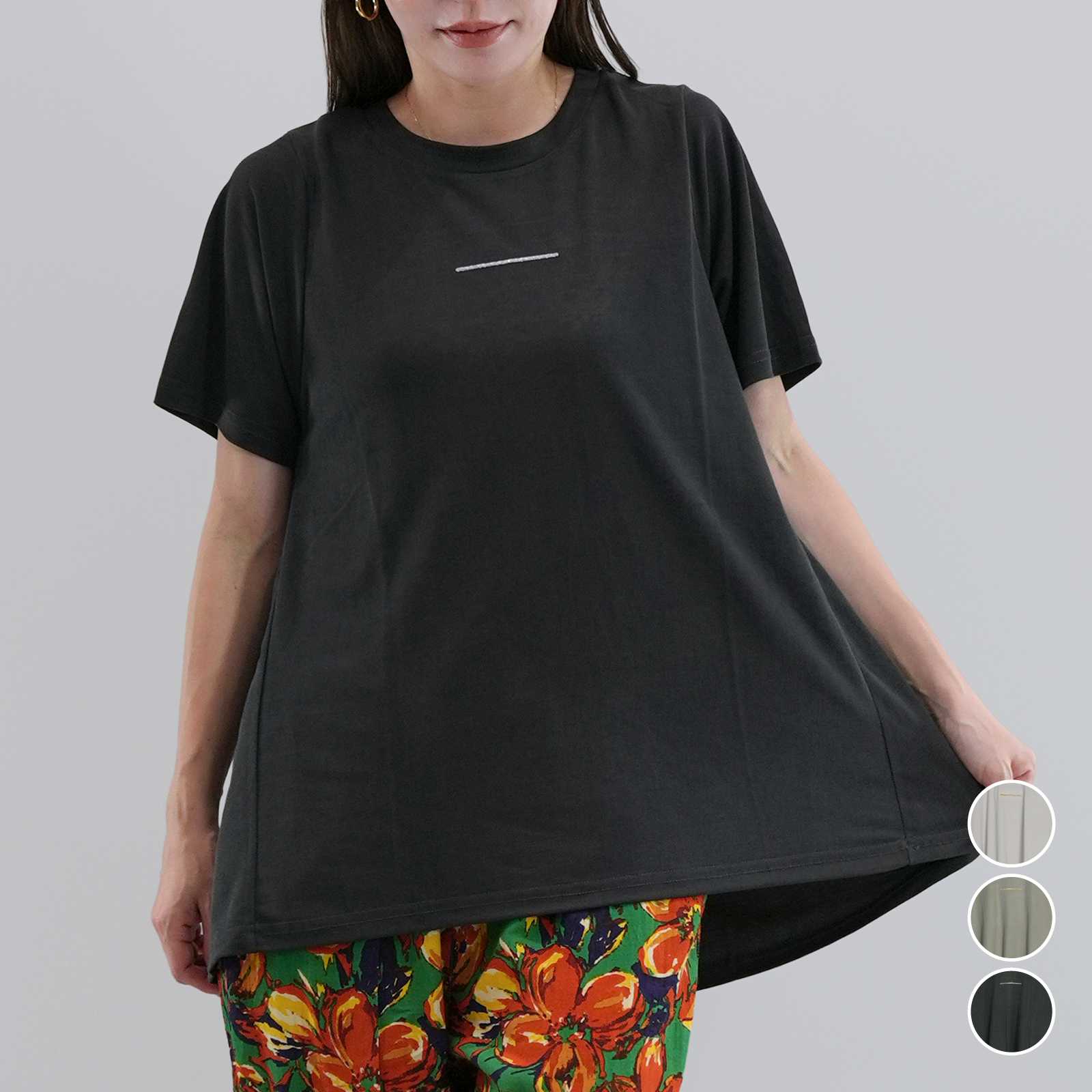 キャラメルバイオフレアTシャツ〈トップス〉