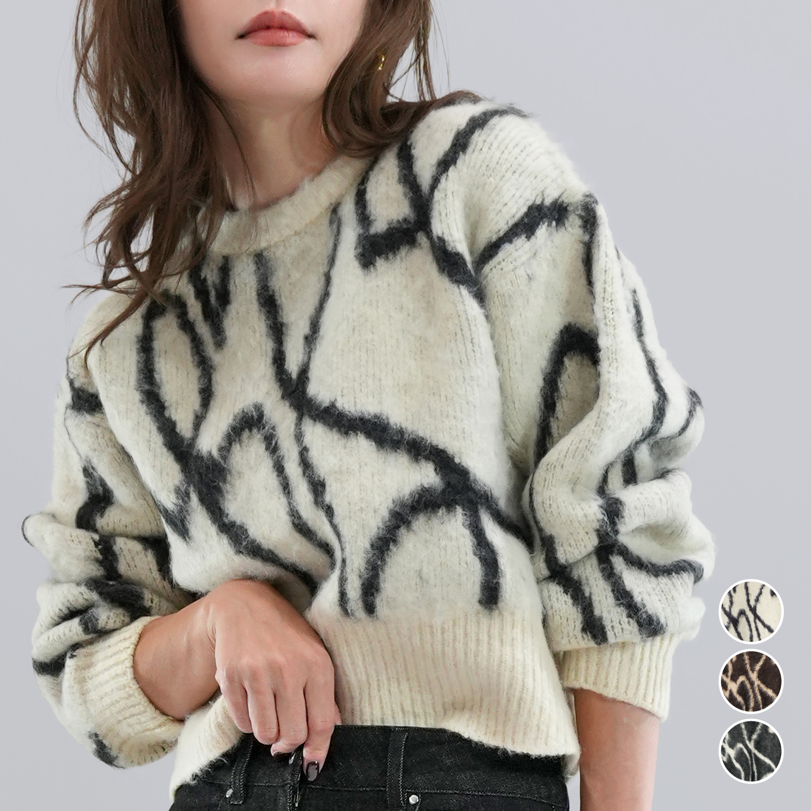 【2025/AW/新作】線アートJQPO〈トップス〉