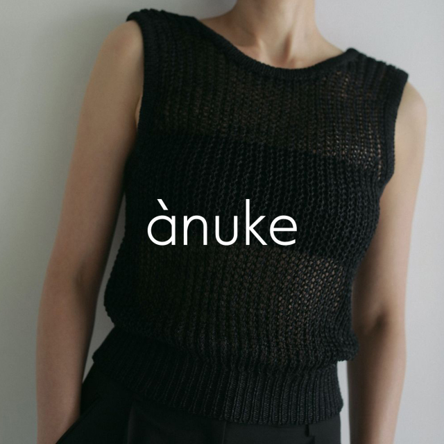 お歳暮ならオンライン Tanktop Knit Paperyarn anuke +design Store Online トップス
