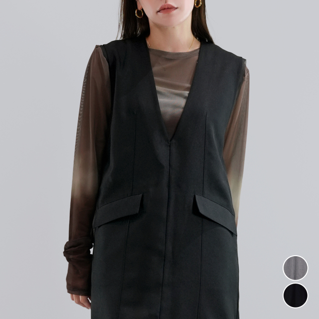 ベストジャンパースカート〈ワンピース〉