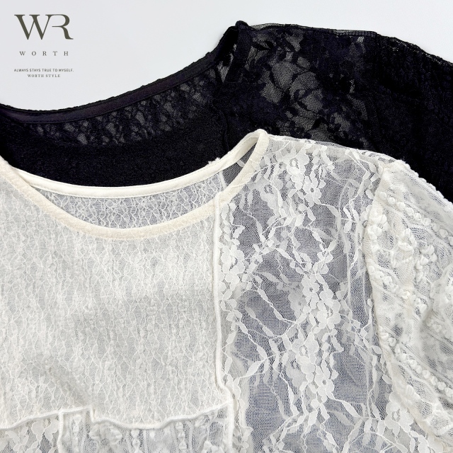 2025/SS/新作】レースパッチワークPO〈トップス〉 WORTH Online