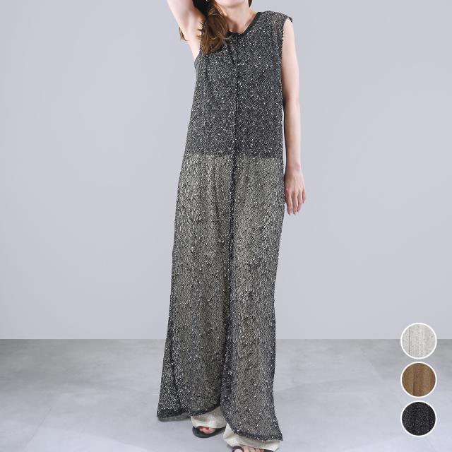 2WAYネップロングベスト〈トップス〉