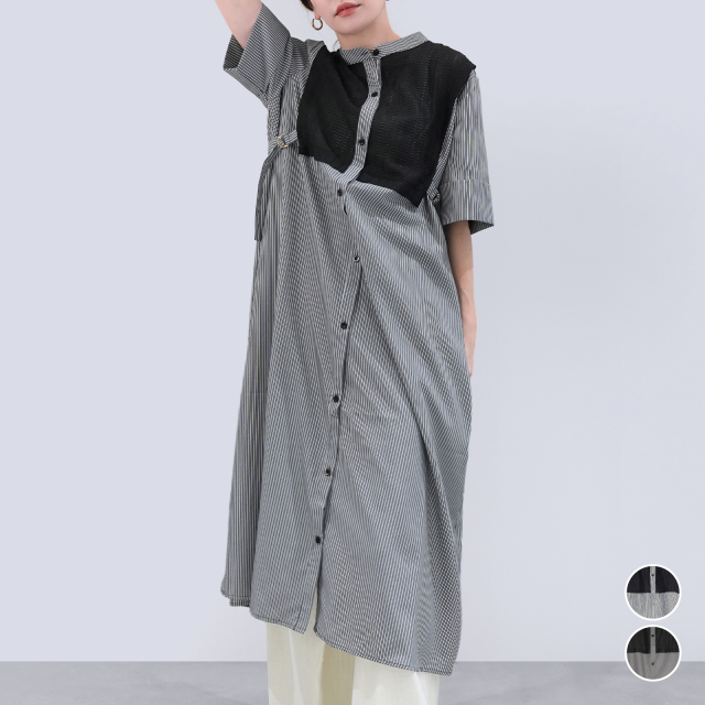 サイドベルトレイヤード風OP〈ワンピース〉