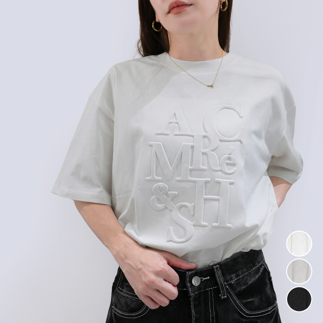 エンボスロゴT〈トップス〉