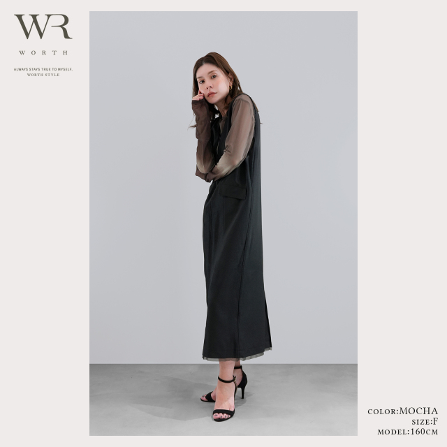 2025/AW/新作】パワーメッシグラデーションクルーネックPO〈トップス