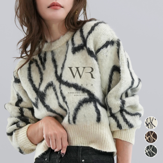 【2025/AW/新作】線アートJQPO〈トップス〉