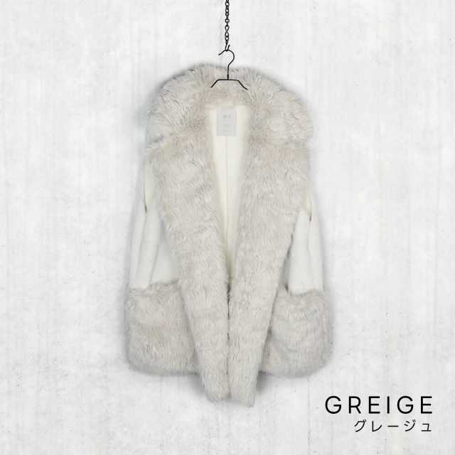 ファームートン切替ロングコクーンベスト｜WORTH