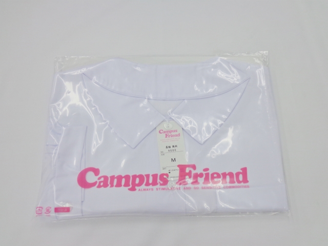 女子小中高生長袖角衿ブラウス