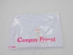 女子小中高生長袖角衿ブラウス