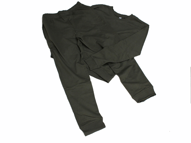 綿100％裏毛スウェット上下セット(OD・グレー・ネイビー)