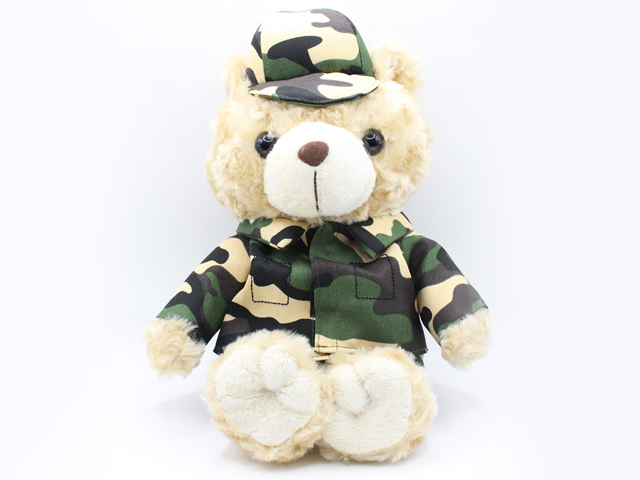 陸上自衛隊 迷彩 ベア ぬいぐるみ（大）