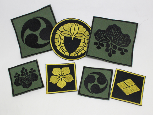 家紋パッチ（四角・丸）【ゆうパケット可】