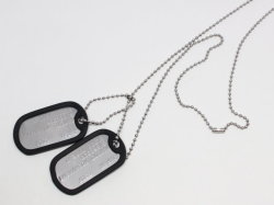 認識票　ドッグタグ（レプリカ）フルセット【ゆうパケット可】