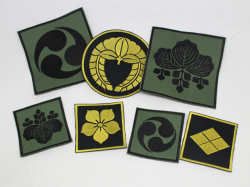 家紋パッチ（四角・丸）【ゆうパケット可】