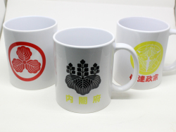 家紋 自由に選べるプリントオリジナルマグカップ