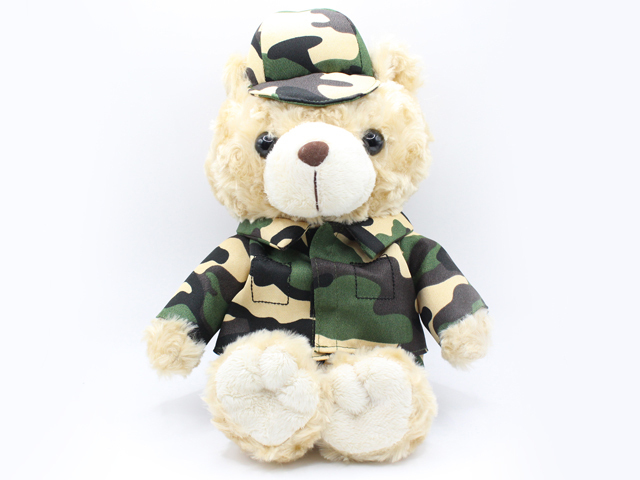 陸上自衛隊 迷彩 ベア ぬいぐるみ（大）