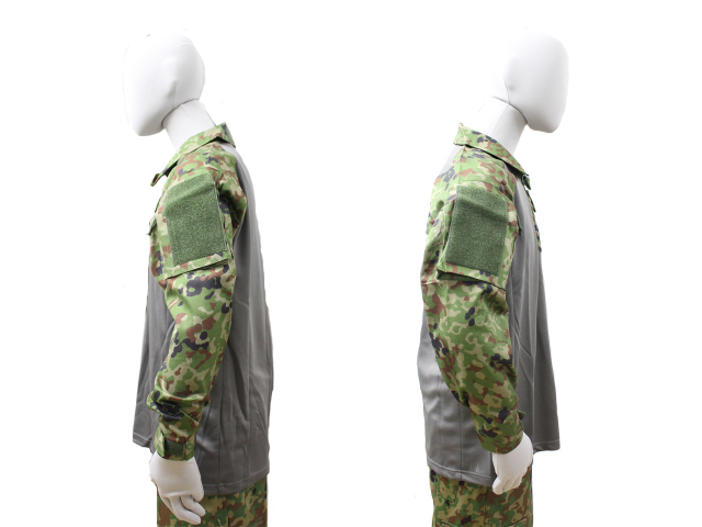 陸上自衛隊 新型コンバットシャツ 難燃VCリップストップIR加工生地