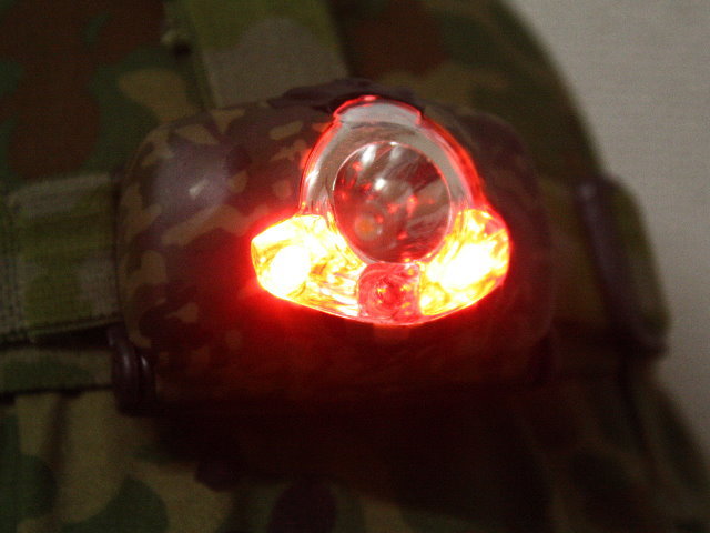 陸自迷彩柄 LEDヘッドライト