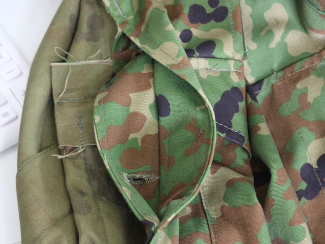 陸上自衛隊 迷彩戦闘服2型 官給品仕様 VCリップストップ生地