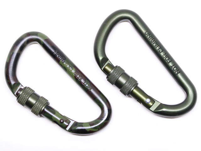 カラビナねじ8mm（迷彩・OD）【ゆうパケット可】