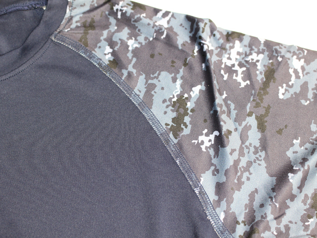 クルーネック半袖迷彩Tシャツ【ゆうパケット可】
