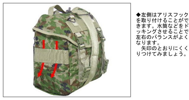 迷彩雑嚢（リップストップ生地） 官給品仕様 -Zatsuno Bag-