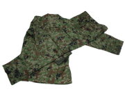 陸上自衛隊　迷彩戦闘服２型　ＥＣリップストップ生地　