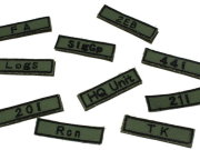 陸上自衛隊　戦闘装着セット　部隊章（部隊名の部分だけ）【ゆうパケット可】