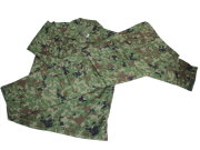 陸上自衛隊　迷彩戦闘服２型　官給品仕様　難燃ＶＣリップストップＩＲ加工生地（カスタム）