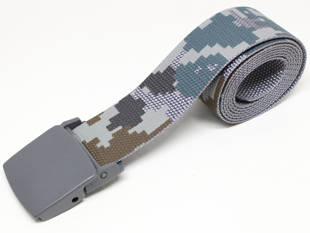 ナイロン製 航空自衛隊デジタル迷彩ベルト【ゆうパッケト可】