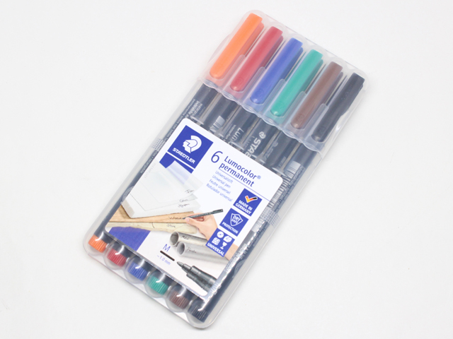 ステッドラーペン(STAEDTLER)６色セット【ゆうパケット可】