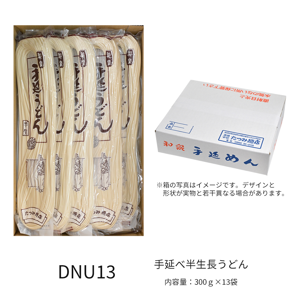 手延べ半生長うどん300ｇ×13袋