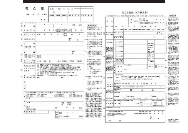 死亡届令和7年5月