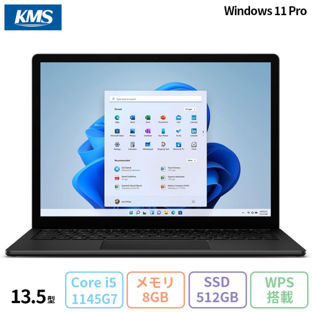 MICROSOFT SURFACE LAPTOP 4 ノートパソコン 1951 Win11 Pro Office 